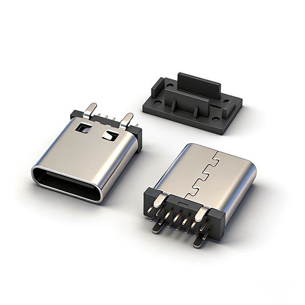 TC母座14P立插10.5 A款 小脚 无弹